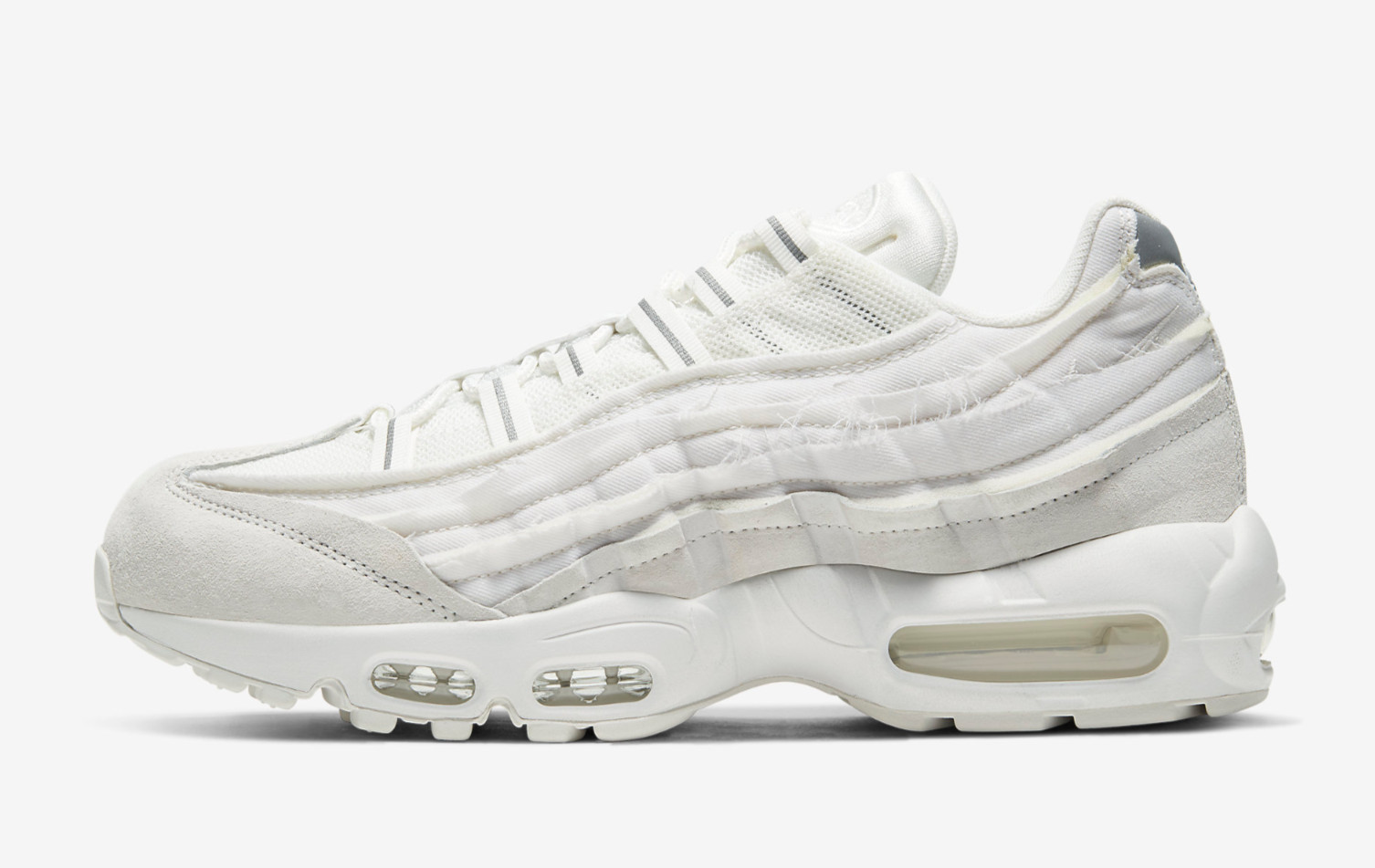 Nike x COMME des GARCONS CDG Air Max 95 White UK 4 5 9 10 US CU8406-100 New image 2