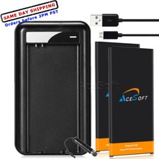 For AT T Samsung S5 Active SM-G870A EB-BG900BBE Battery 6190mAh 3.85V or Charger