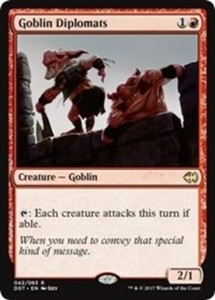 Goblin Diplomats x4 - Duel Decks: Merfolk vs Goblins - NM-Mint, English - Duel D