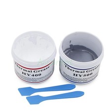 2X 100g Grey  White Silicone Compound Thermal Conductive Grease Paste For CPU
