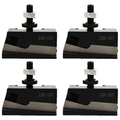 4Pcs AXA #7 250-107 Quick Change Tool Post Parting Blade Holder For CNC Lathe