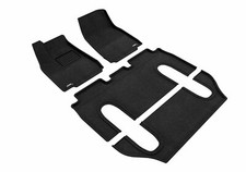 3D Maxpider 16-21 Fits Tesla Model X 6-Seat Elegant Blk 1st2nd 3rd Row Floor Mat
