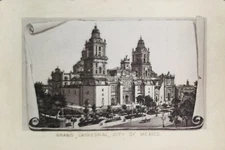 Trade Card Advertising 1890s Jersey Coffee Grand Cathedral City Of Mexico 
