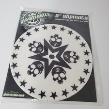Glowtronics 9 Inch Slip Mats Glow In The Dark Star Skulls New