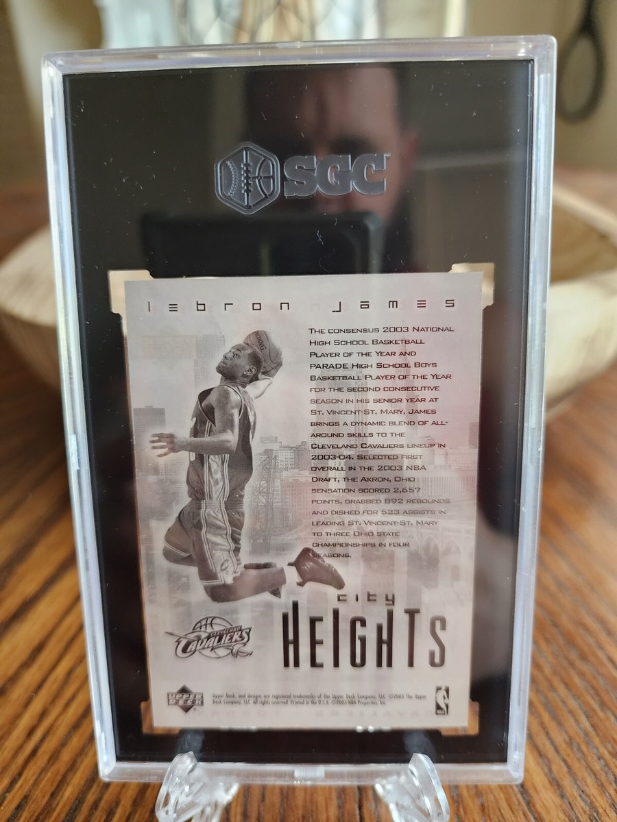 LEBRON JAMES 2003 city HEIGHTS 3D レブロン LeBron James 2003 Upper Deck City Heights Rookie Lenticular