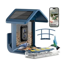 Bird Feeder with Camera Solar Powered: Smart Hummingbird Feeder for Backyard ...