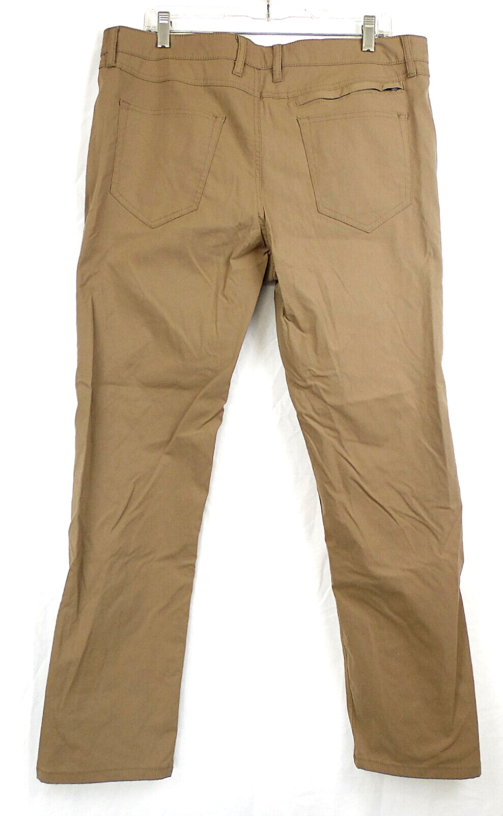 Weatherproof Tan Brown Nylon/Spandex 6 Pocket Straight Fit Pants 36X32