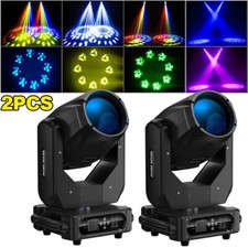 2PCS 280W 10R Beam Moving Head Stage Light RGBW Gobo Spot Lighting DJ Disco DMX