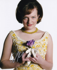 ELISABETH MOSS signed autograph 20x25cm MAD MEN in person autograph COA