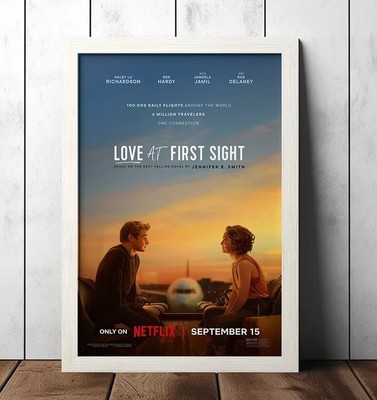 Love at First Sight (2023) Classic Movie Poster - Film Fan Collectibles