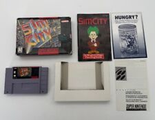 Sim City (Super Nintendo SNES) CIB COMPLETE in Box - Manuals + Inserts + Tray