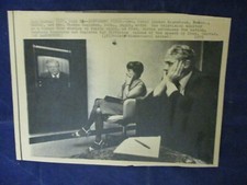 1979 Senators Nancy Landon & Thomas Eagleton Jimmy Carter TV Wire Press Photo