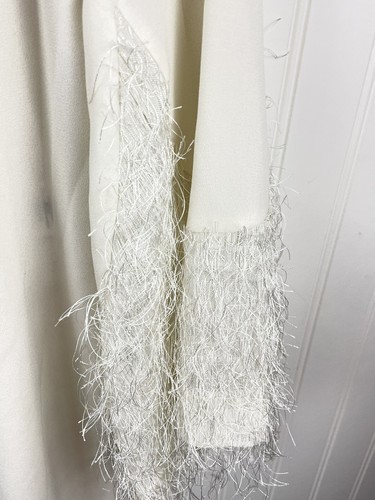 RACHEL ROY Damen Bluse Oberteil mit ausgestellten Ärmeln ELFENBEIN Tunika Größe Medium - Bild 8 von 11