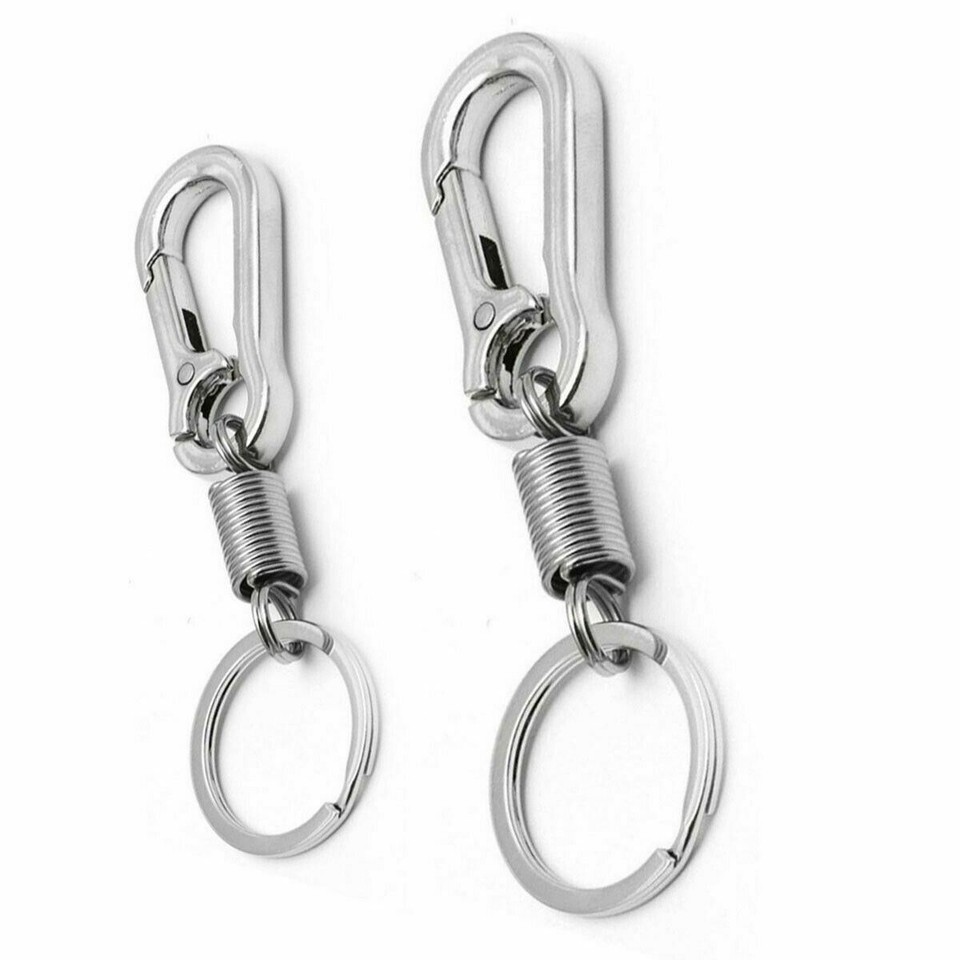SNAP HOOKS Carabiner Clip Keyring Rope Spring Clasp Carabine Karabina ...