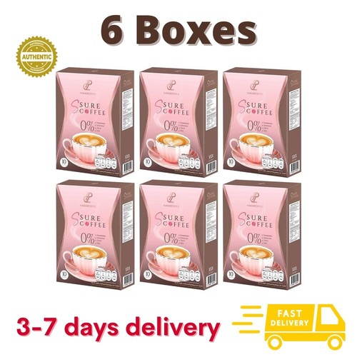 6x Sure Kaffee Gewichtsmanagement ohne Zucker LowCal Detox Diät keine Transfettverbrennung - Bild 1 von 11