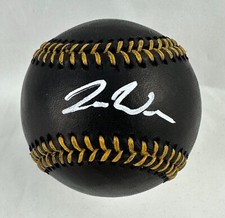 Joey Wiemer Signed Autographed Black Baseball w/COA Milwaukee Brewers Prospect