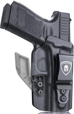 WARRIORLAND IWB Kydex Holster Fit Glock 17/19 Gen3-5,G19X,G23/32 Gen3-4,G34 Gen3-5,G44,G45