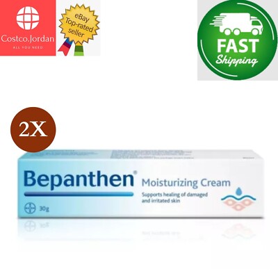 2er Pack X Bepanthen Feuchtigkeitscreme für geschädigte Haut 30 Gramm  SCHNEL...