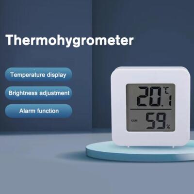 Mini Hygrometer Thermometer Digital Humidity Temperature Monitor Indoor >