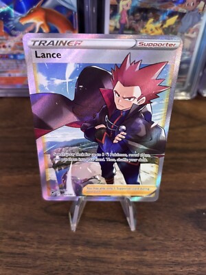 Pokémon TCG Lance 192/195 Trainer Full Art Ultra Rare Holo- Silver