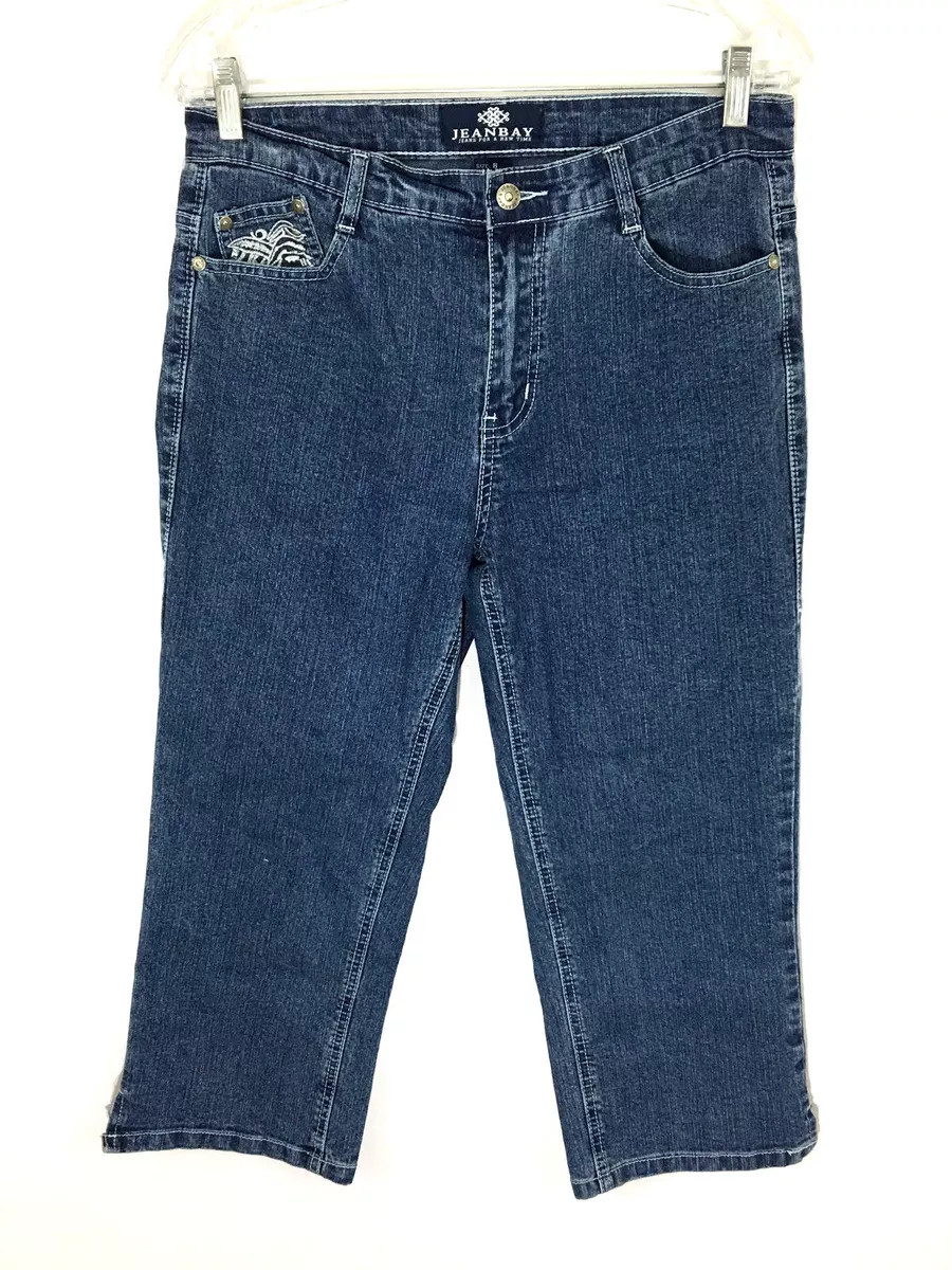 Stretch capris jeans sale