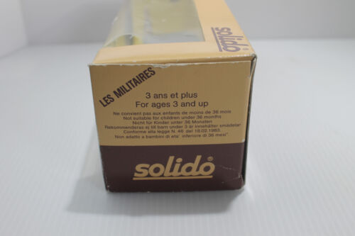 Vintage Solido (France) #6023 Transport Vehicle w Soldier IN BOX Great Condition - Picture 4 of 8