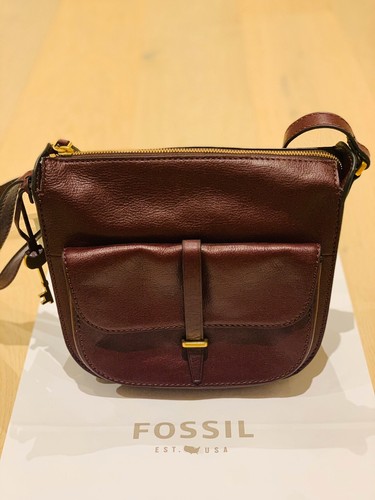 Fossil Ryder Crossbody Fig | eBay