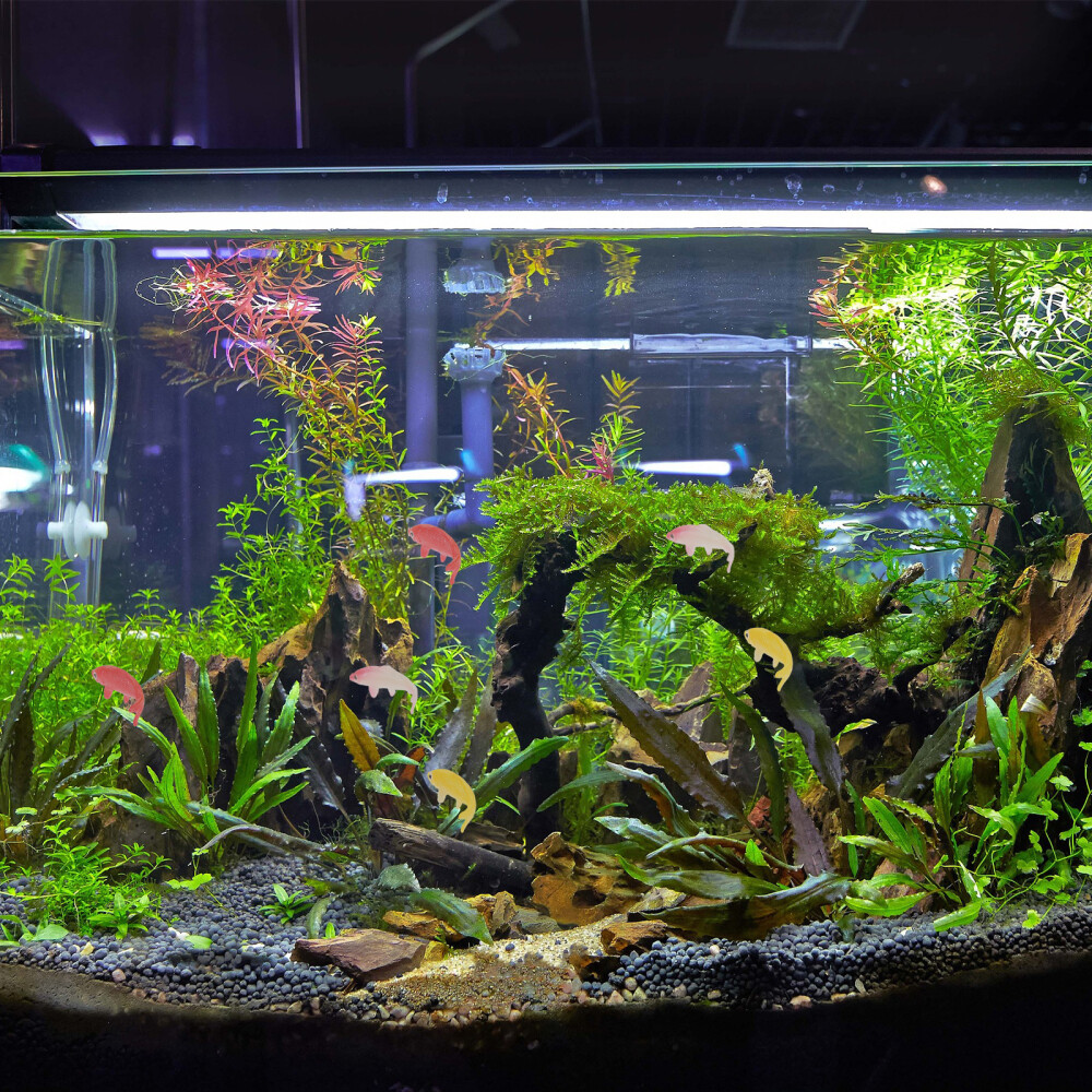 Tank Stuff 10 Pcs Fish Figures Tank Supplies Plastic Fake Ornaments Aquarium ...