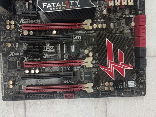 FOR ASROCK Fatal1ty Z77 Professional LGA 32GB 1155 DDR3*4 Motherboard Test OK - Picture 2 of 6