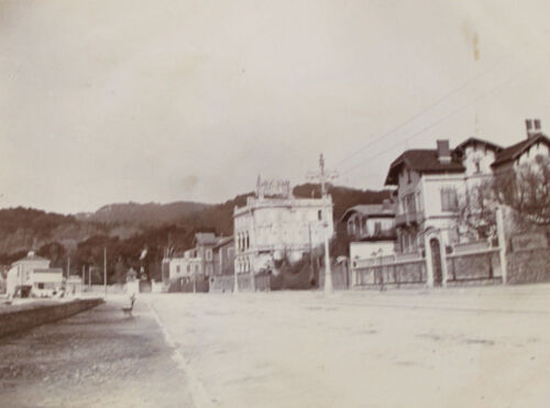 Photographie ancienne 1905 Marseille Roucas-Blanc Plage 8 x 11 - Zdjęcie 1 z 3