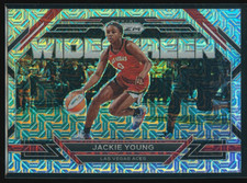 Jackie Young 2023 Panini Prizm WNBA Widescreen Mojo Prizm #10 17/25