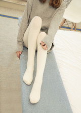 Full/Open Toe Ladies Yarn Knitted Footed Tights Woolen Winter Stretch Stockings