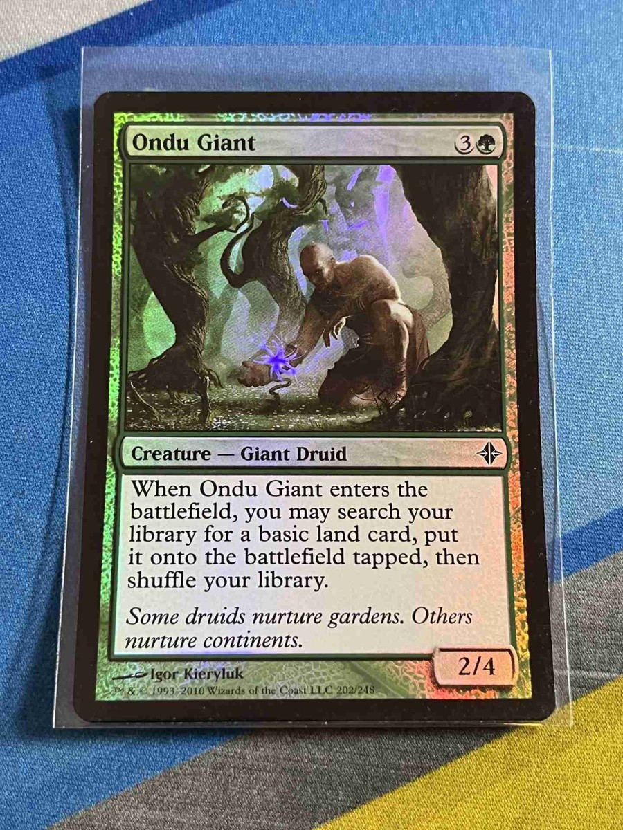 Magic the Gathering MTG Rise of the Eldrazi ONDU GIANT Foil | eBay