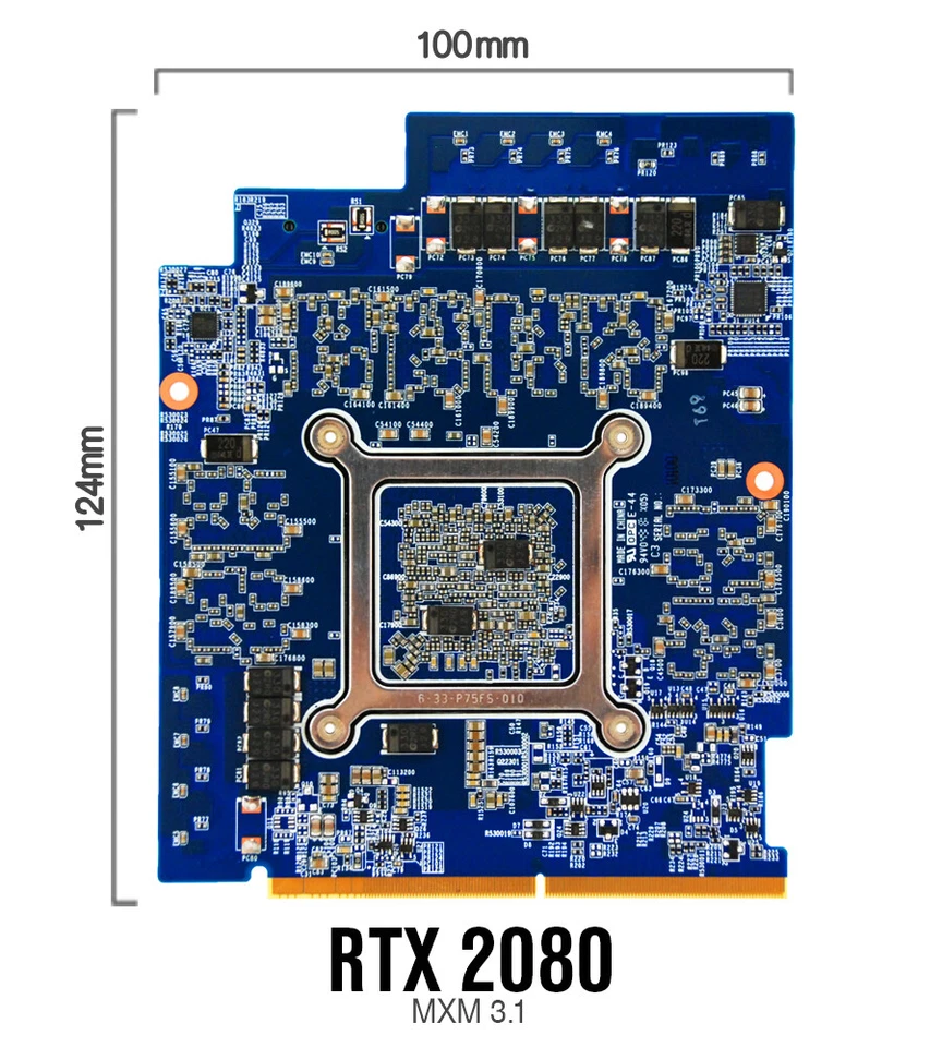 Clevo P870TM1: NVIDIA RTX 2080; N18E-G3; 8GB DDR6; MXM3; w/o GPU Heatsink - Image 2 of 2