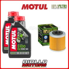 KIT TAGLIANDO HUSQVARNA TE310 2009 FILTRO OLIO MOTUL 5100 10W50 2x104074+HF563