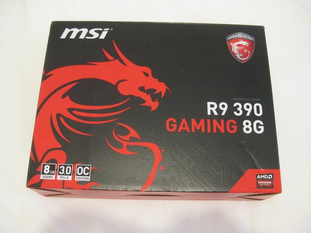 BOXED MSI Radeon R9 390 GAMING * 8GB * PCI-E Graphics Card DVI x2 HDMI & DisPort