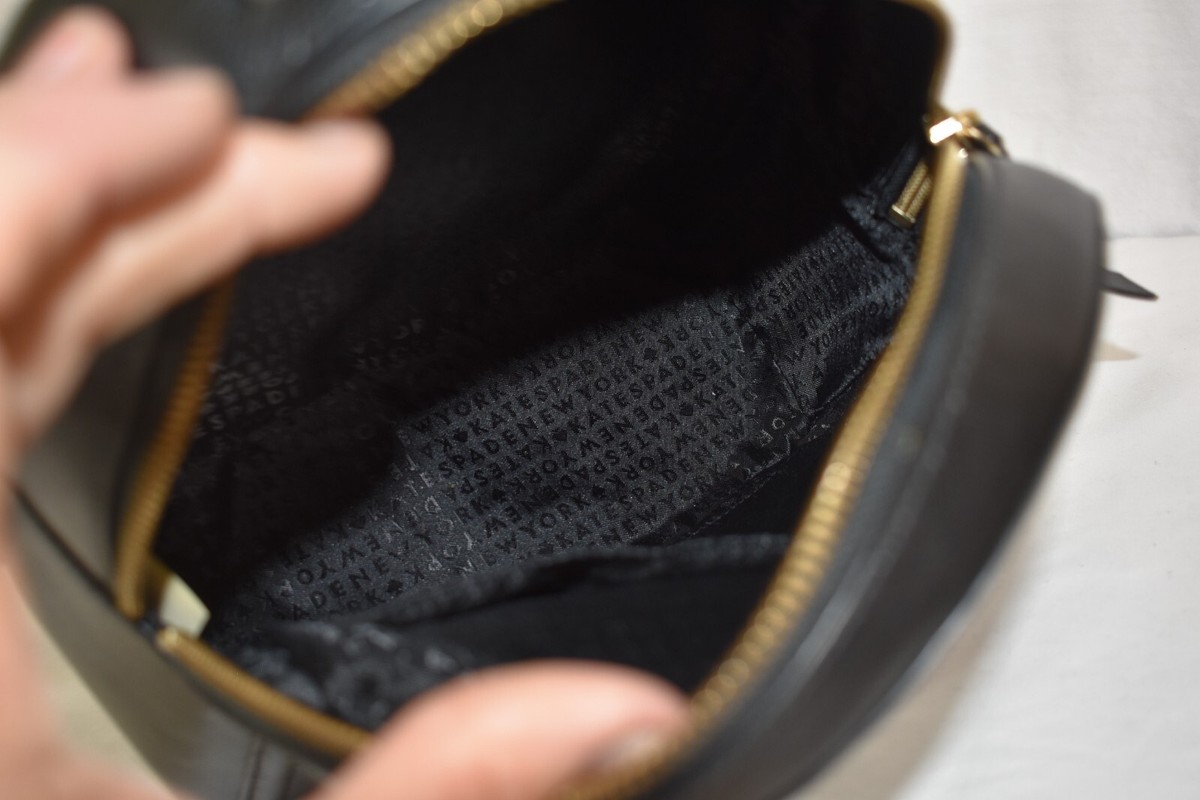 BLACK Kate Spade Perry Small Black Backpack used one time | eBay display picture 2