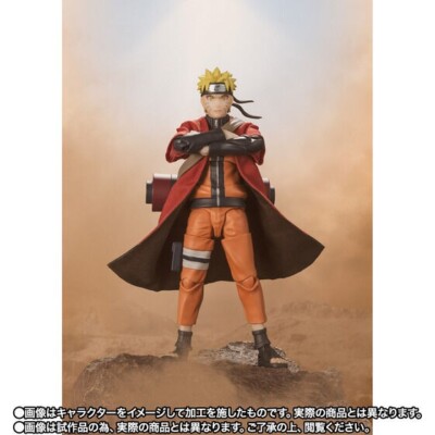 NEW Bandai S.H. Figuarts Naruto Uzumaki Sage Mode Exclusive The Savior of Konoha