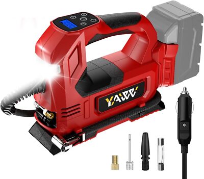 Cordless Tire Inflator Air Compressor for Milwaukee M18 Battery, 160PSI Portable