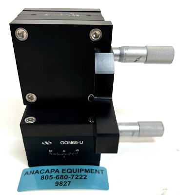 Newport GON65-U Upper Goniometric Stage 2.56X2.56X1.18 IN x Two (9827) M