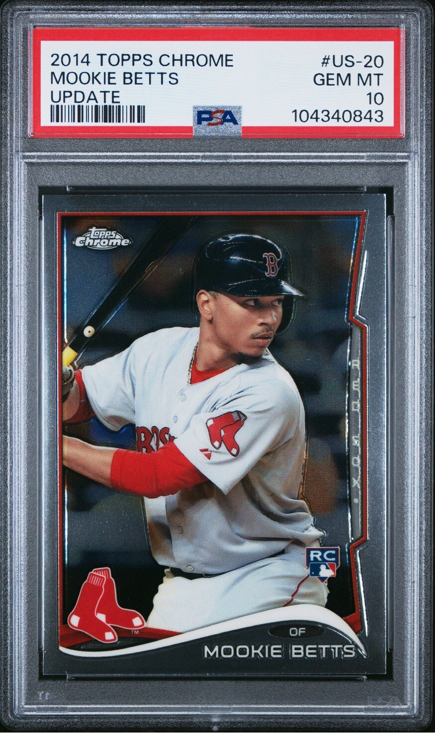 2014 Topps Chrome Update - Mookie Betts #US-20 PSA10 Rookie Card