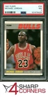1987 FLEER #59 MICHAEL JORDAN BULLS HOF PSA 7