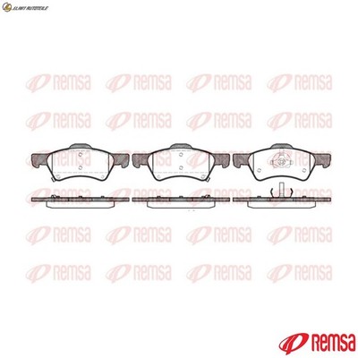 BREMSBELAGSATZ SCHEIBENBREMSE 0810.02 FÜR CHRYSLER GRAND/VOYAGER/IV/III TOWN/&