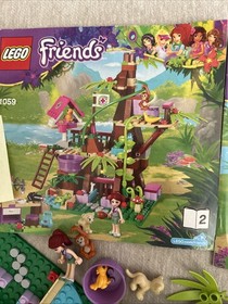 LEGO FRIENDS: Jungle Tree Sanctuary (41059) Retired -missing Blk Computer