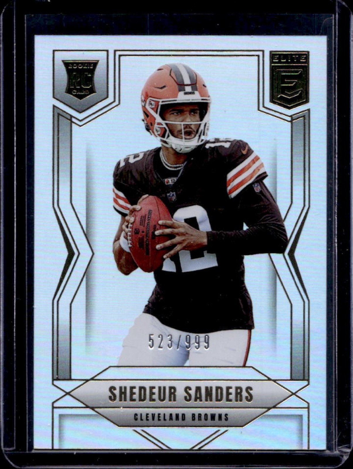 2025 Donruss Elite Shedeur Sanders Rookies RC Rookie #523/999 Browns