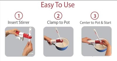 StirMATE VS Automatic Pot Stirrer - Variable Speed, Self-Adjusting