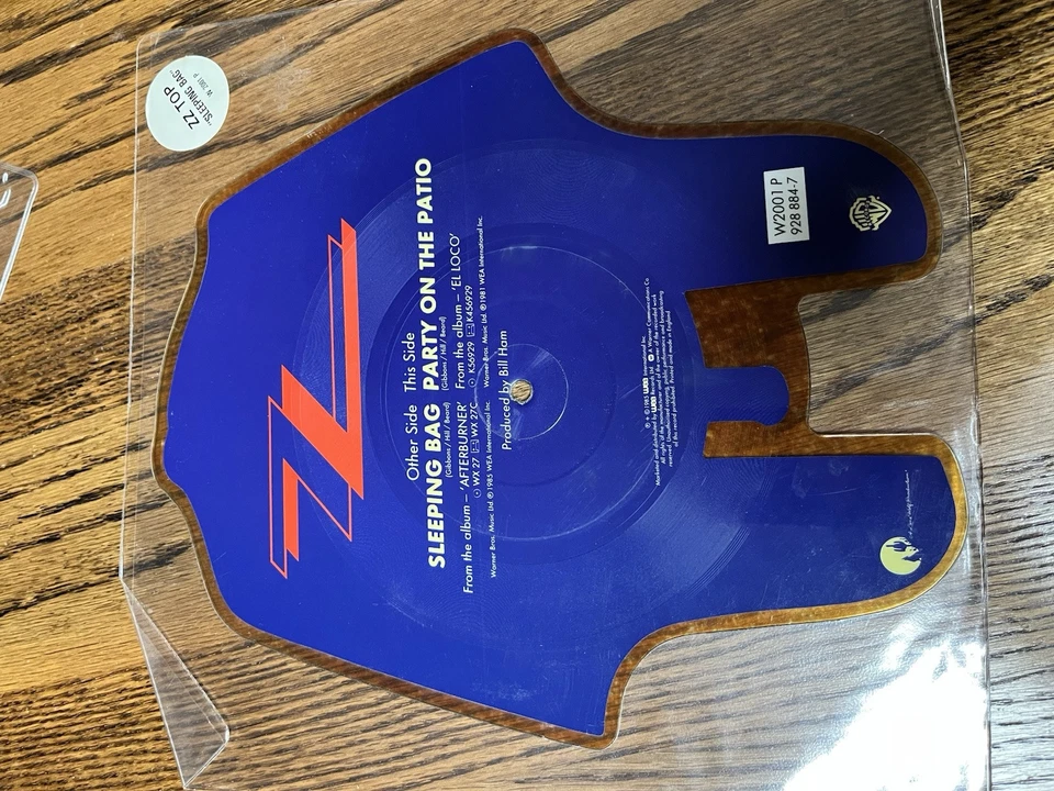 ZZ Top - Sleeping Bag - Pharaohs Head SHAPED PICTURE DISC - NEW Foto 2 de 2