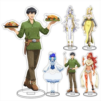 Tondemo Skill de Isekai Hourou Meshi Acrylic Desktop Stand Decor Fans 15CM