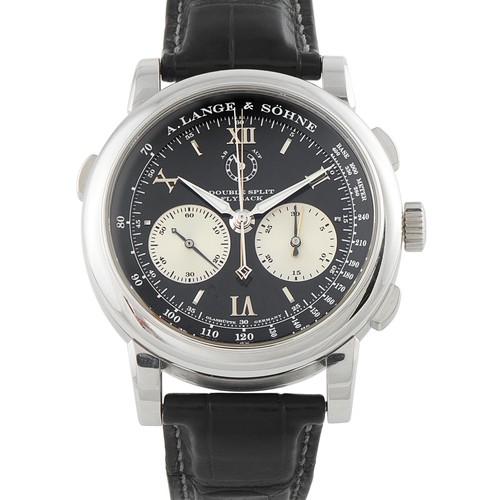 A. Lange & Sohne Double Split Platinum Watch 404.035