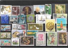 MALTE : BEAU LOT DE TIMBRES OBLITERES
